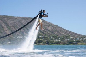 Water-Powered Jet Packs in Hawaii Kai